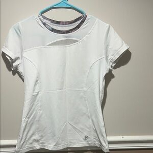 Elegant White Short Sleeve Women's Top